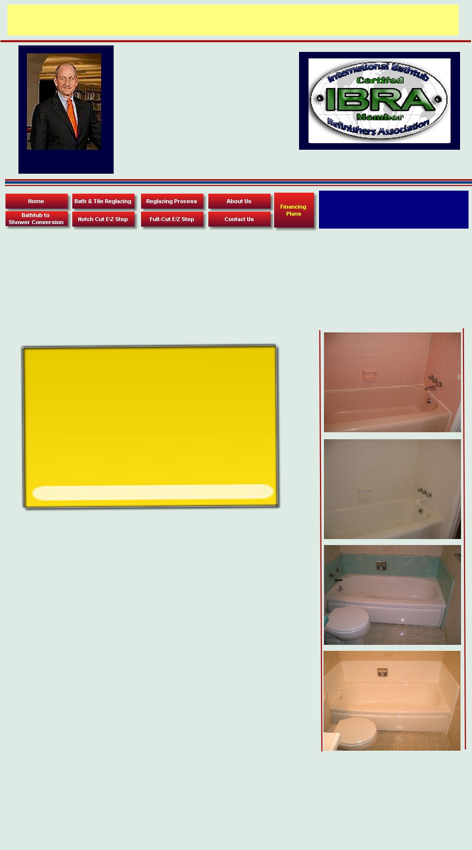 Reglazing Price List